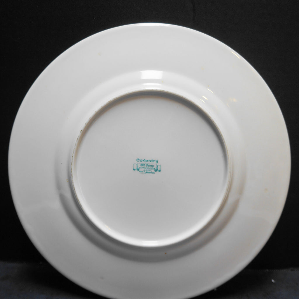 Syracuse Old Ivory Coventry Dinner Plate Used Vintage