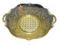 Lancaster Landrum Topaz Depression Glass Salad Serving Bowl Yellow 9 IN