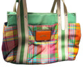 Tommy Hilfiger American Classics Plaid Small Tote Purse Green