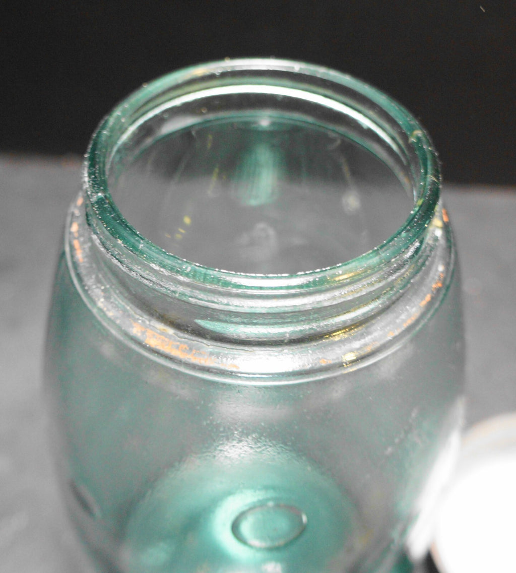 Ball Mason Slope Shoulder Zinc Lid Quart Jar 1910-1923