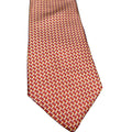Brooks Brothers 346 Pure Silk Necktie Red Gold Blue Bamboo Print