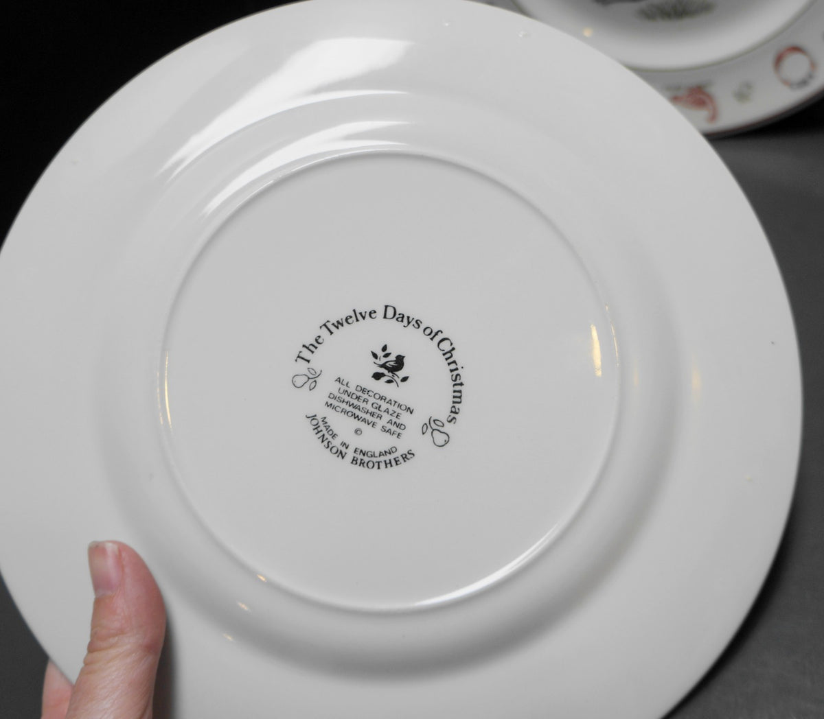 Johnson Brothers Twelve Days of Christmas Salad Plates Set of 4