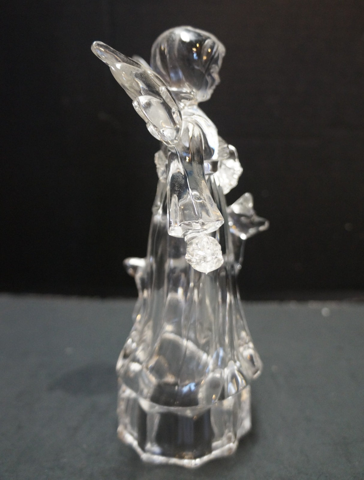Mikasa Angelic Harmony Lead Crystal Angel Figurine Deer Fawn