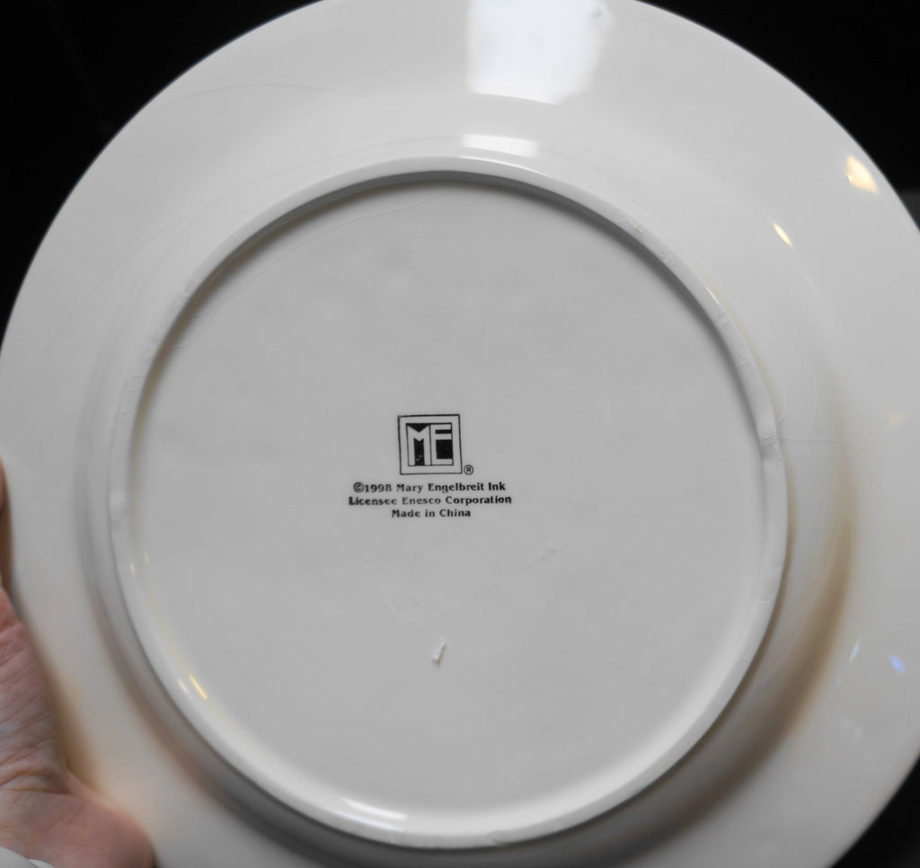 Mary Engelbreit Cherries Jubilee Enesco Dinner Plates Set of 4