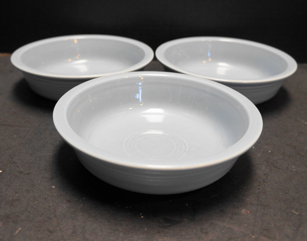Homer Laughlin Fiesta Fiestaware Periwinkle Blue Coupe Cereal Soup Bowls 7 IN