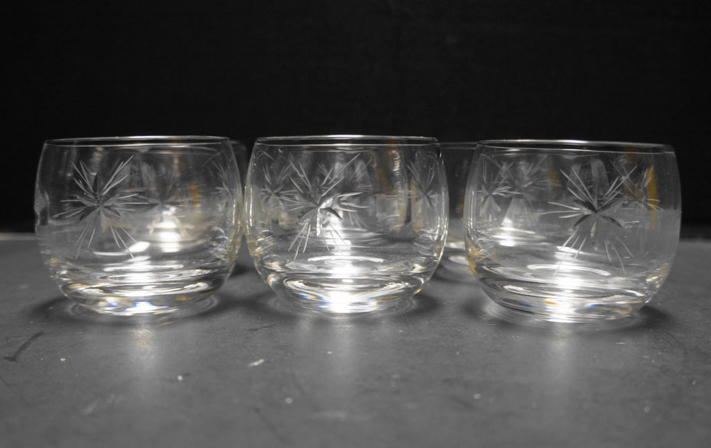 Susquehanna Six Point Star Roly Poly Glasses Set of 6