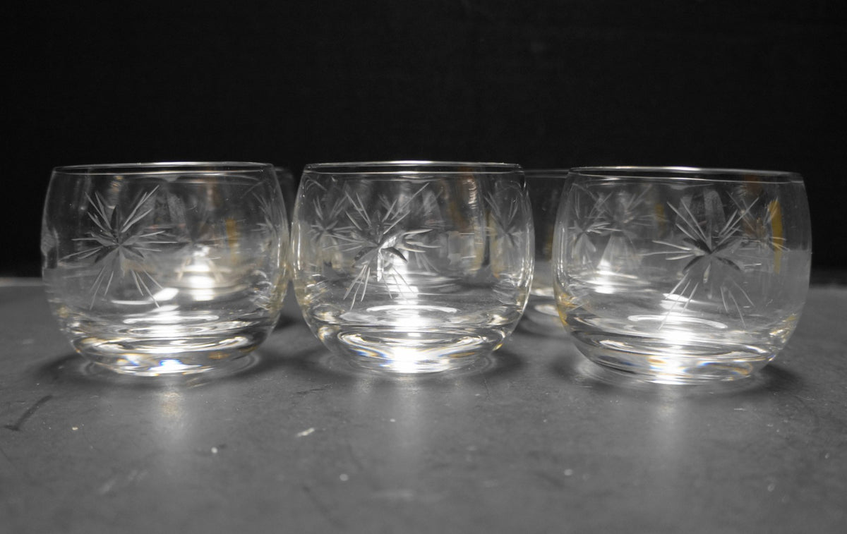Susquehanna Six Point Star Roly Poly Glasses Set of 6