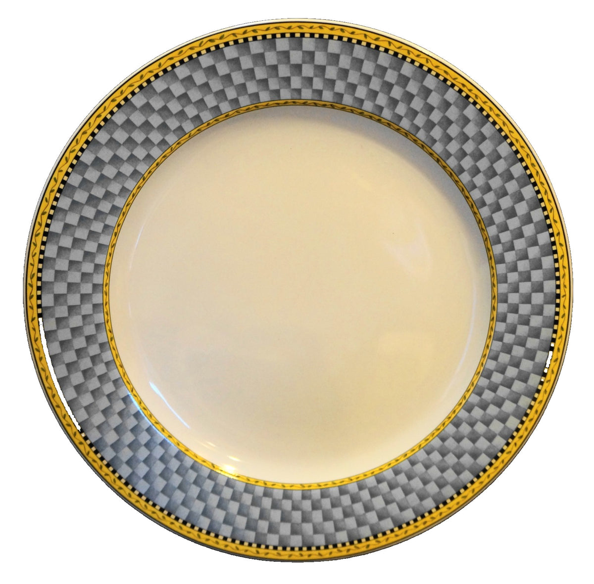 Debbie Mumm Garden Vignette Sakura Stoneware Chop Plate Round Platter 12 1/2"
