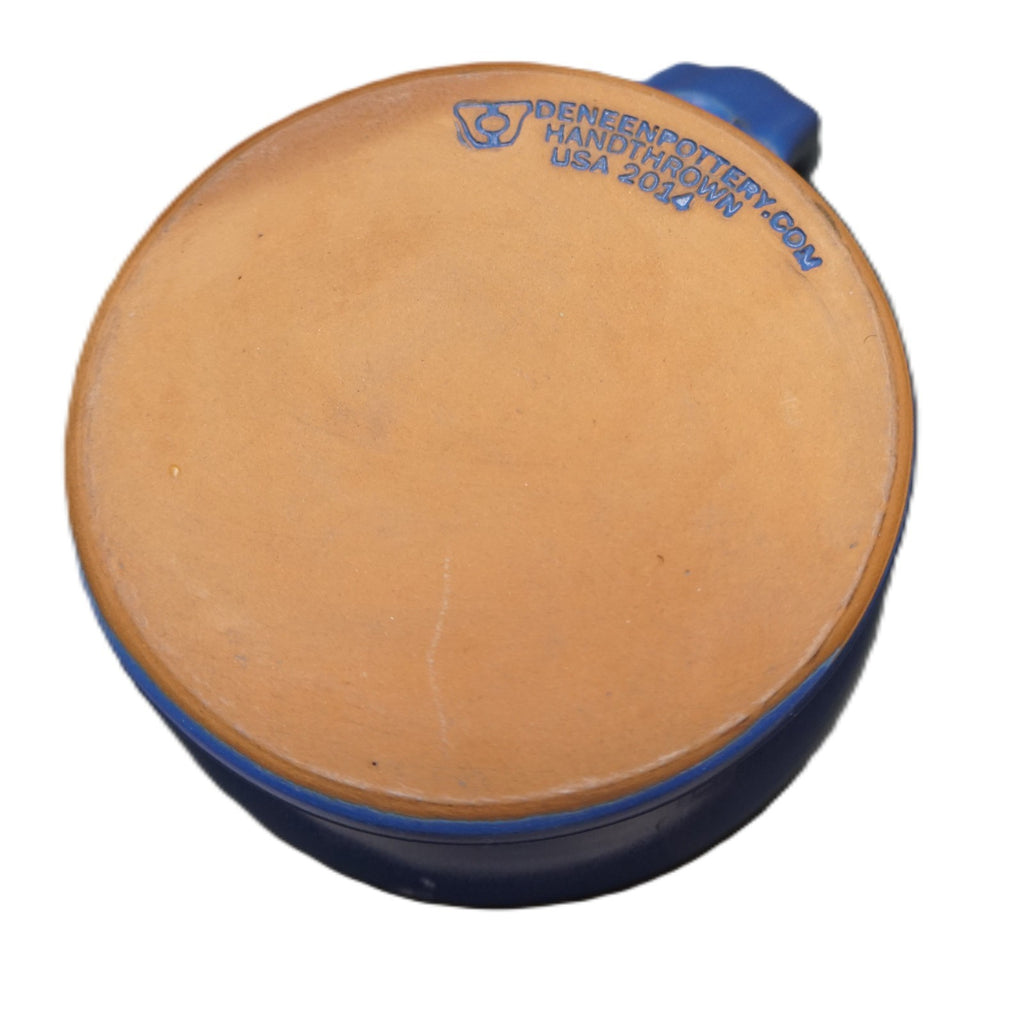 Deneen Pottery Bright Morning Star Bed & Breakfast Mug Blue Glaze