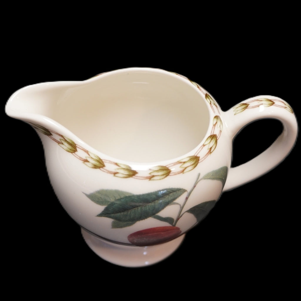 Queen's Hooker Fruit Creamer Peaches Fine China India