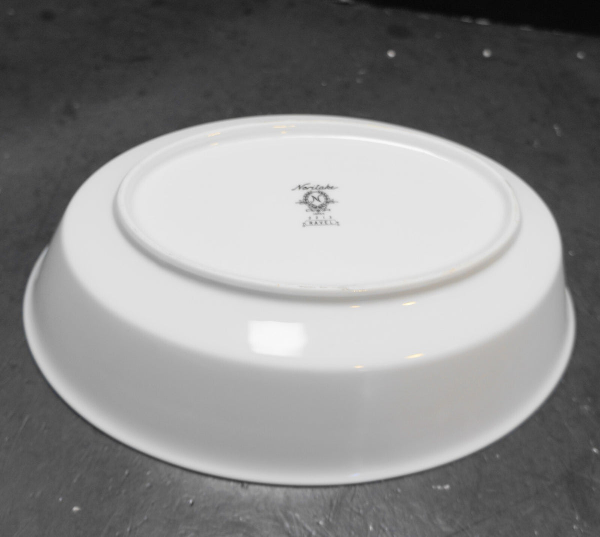 Noritake Ravel Blue White Floral Oval Bowl