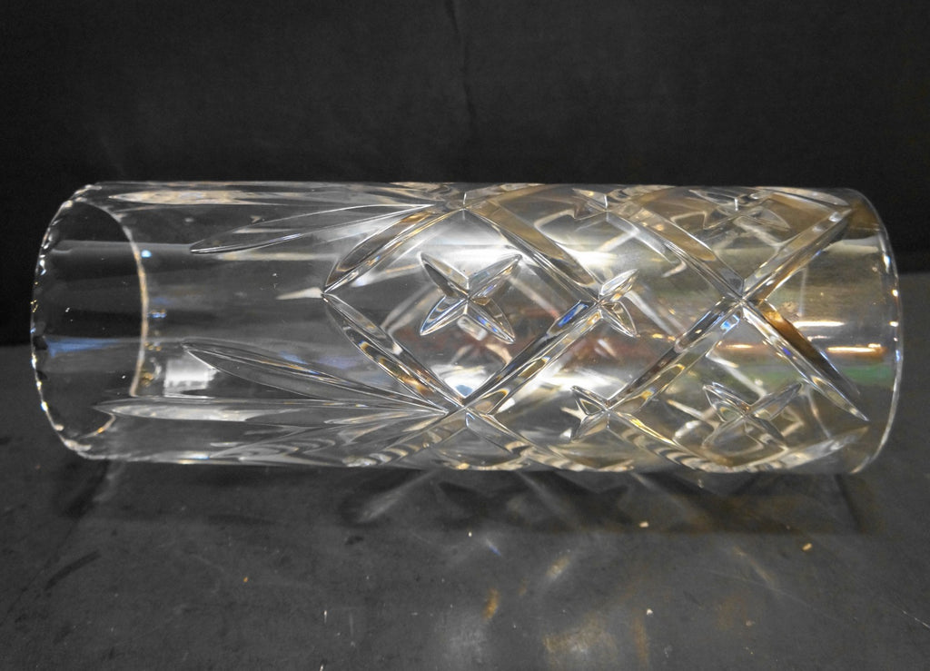 Ceska Tradition Mouth Blown Hand Cut Crystal Hurricane Candle Lamp Poland