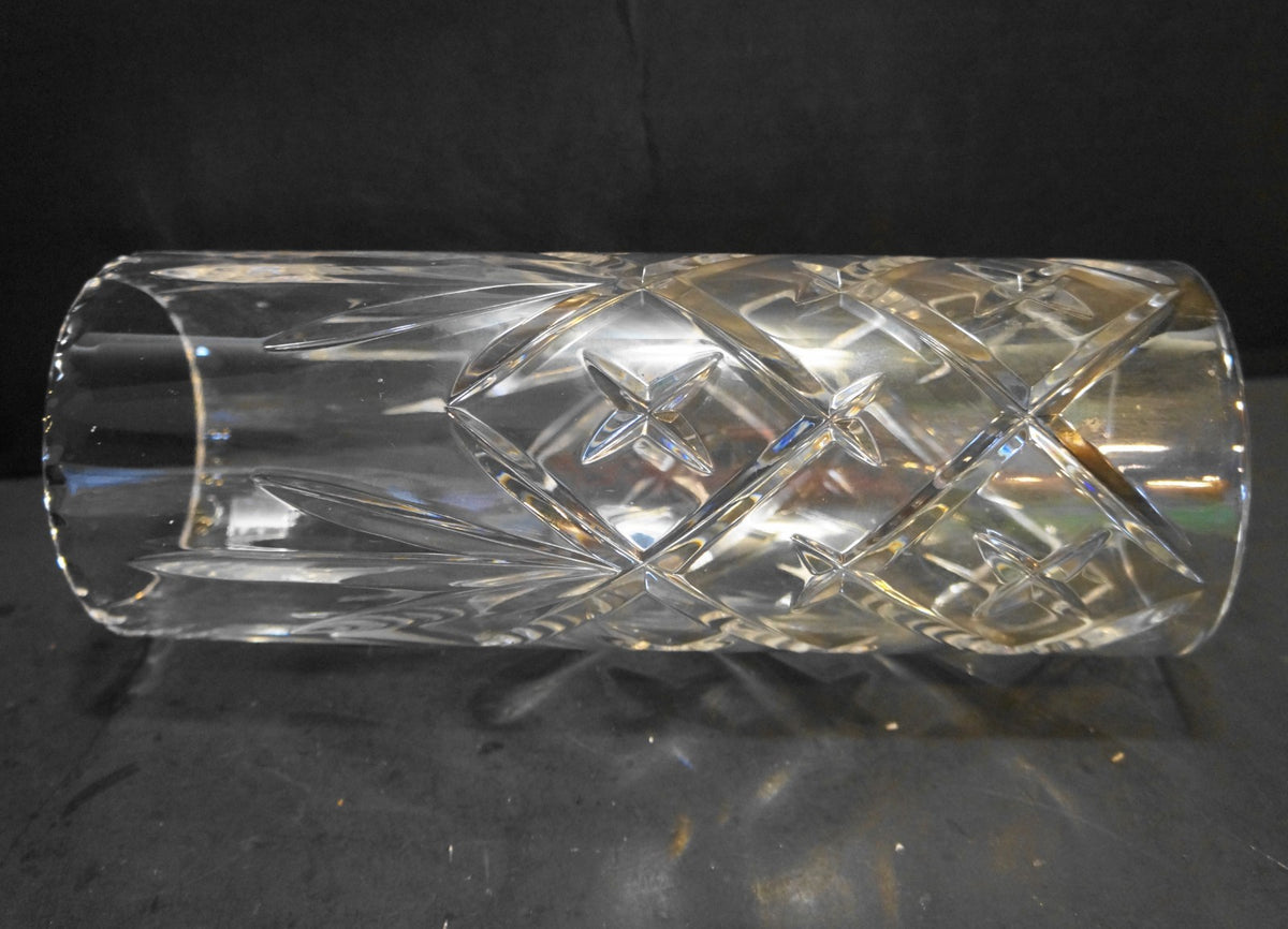 Ceska Tradition Mouth Blown Hand Cut Crystal Hurricane Candle Lamp Poland