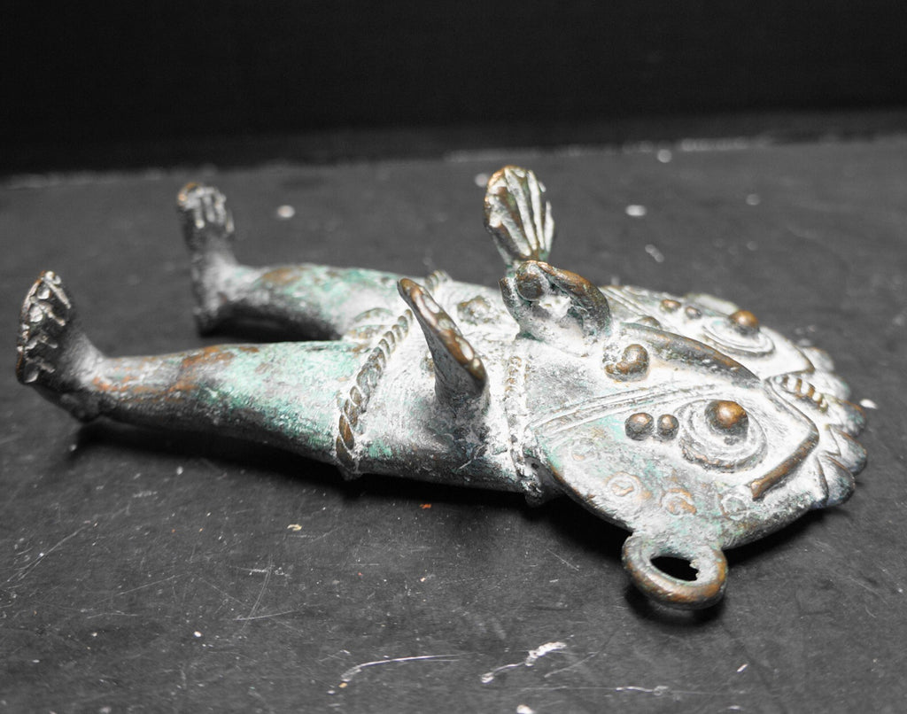 Congo Kungu Bronze Verdigris Fertility Doll Female