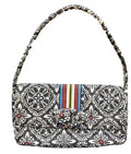Vera Bradley Barcelona Knot Just A Clutch Black White