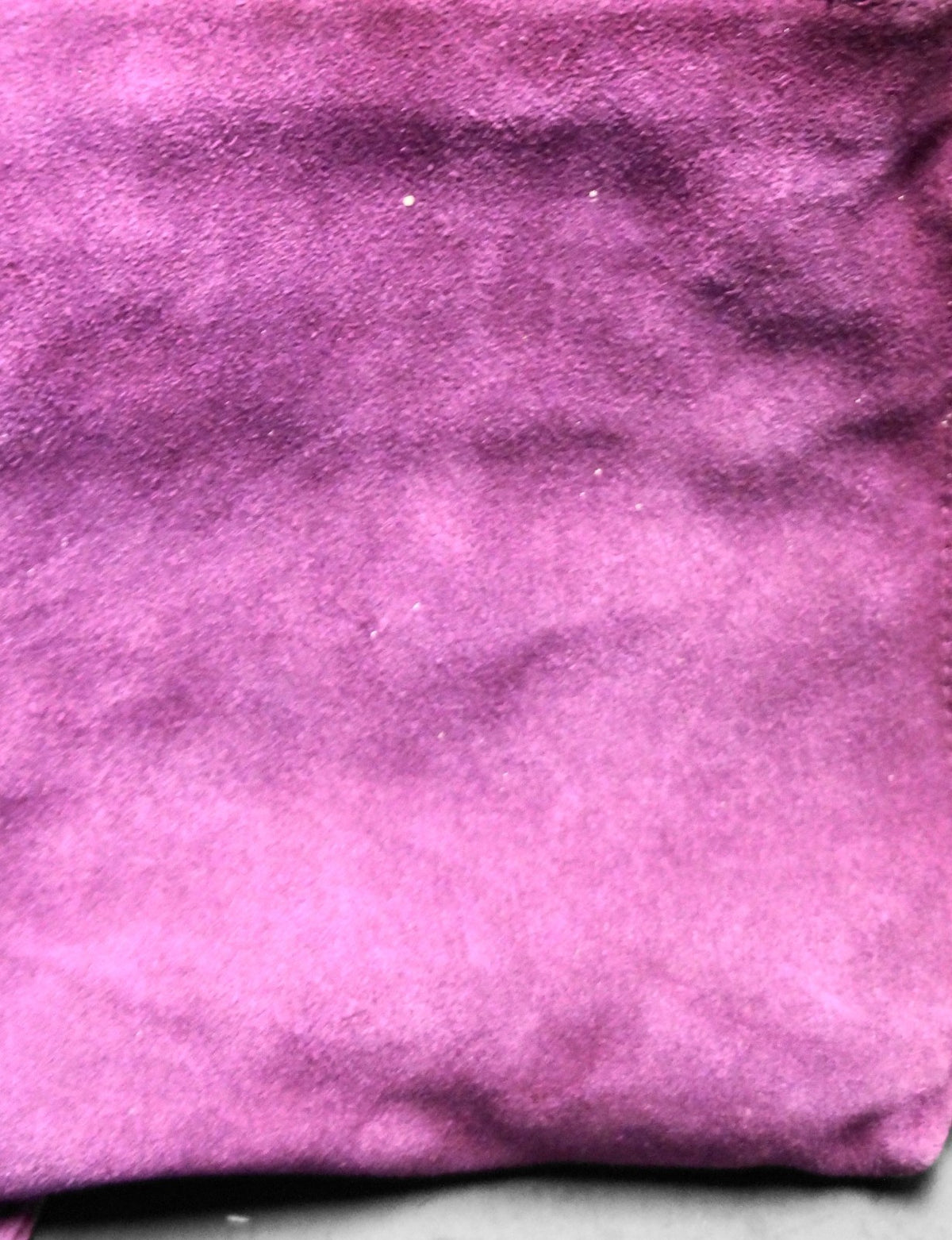 Lord and Taylor Purple Suede Simple Crossbody Shoulder Bag Purse