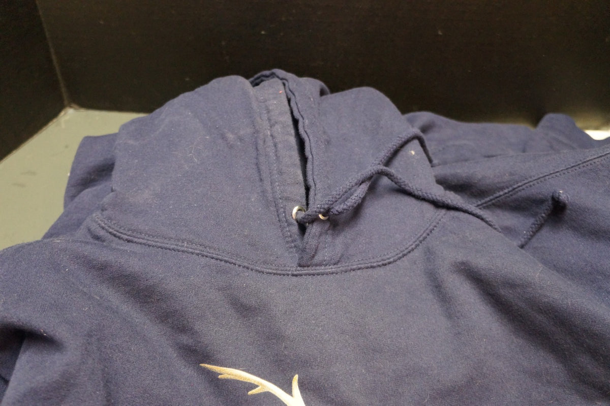 Frozen Disney Sven Reindeer Dark Blue Hoodie L