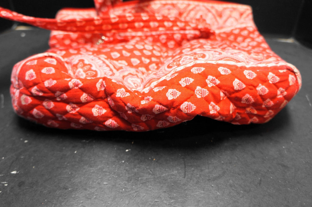 Vera Bradley Nantucket Red Villager Tote Bag Retired 2005