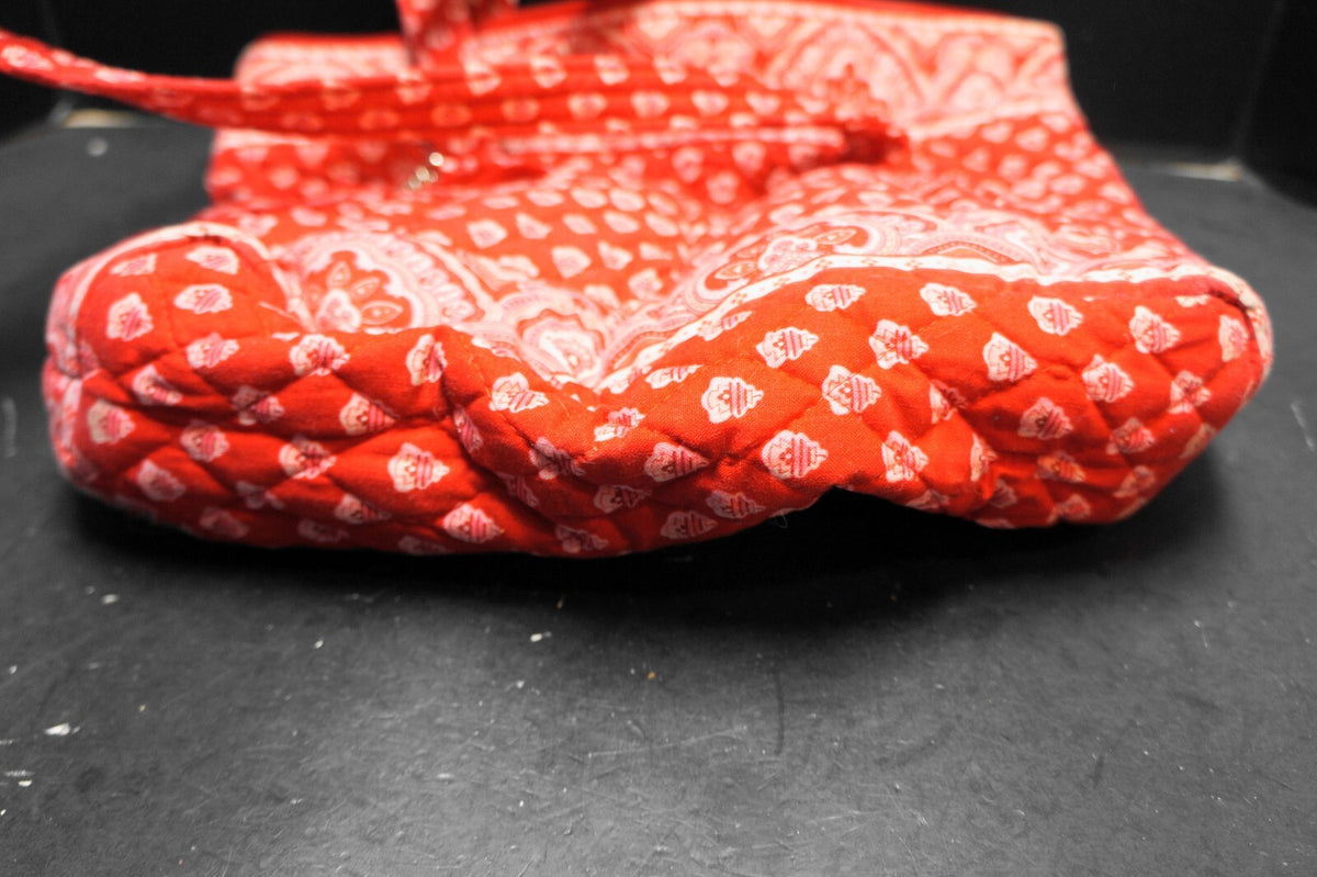 Vera Bradley Nantucket Red Villager Tote Bag Retired 2005