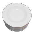 Corning White Pyroceram Rimmed Soup Bowls Set of 13