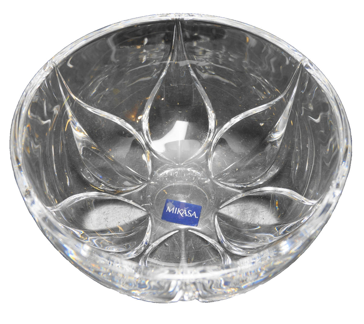 Mikasa Crystal Partridge Cut Petals 8" Serving Bowl