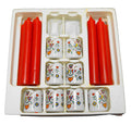 Bavarian Village Light of the Party Porcelain Candle Holders Tapers Set