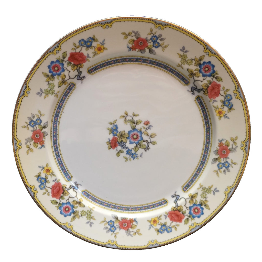 Noritake Mayflower Chop Plate Round Platter 1930s 12 IN