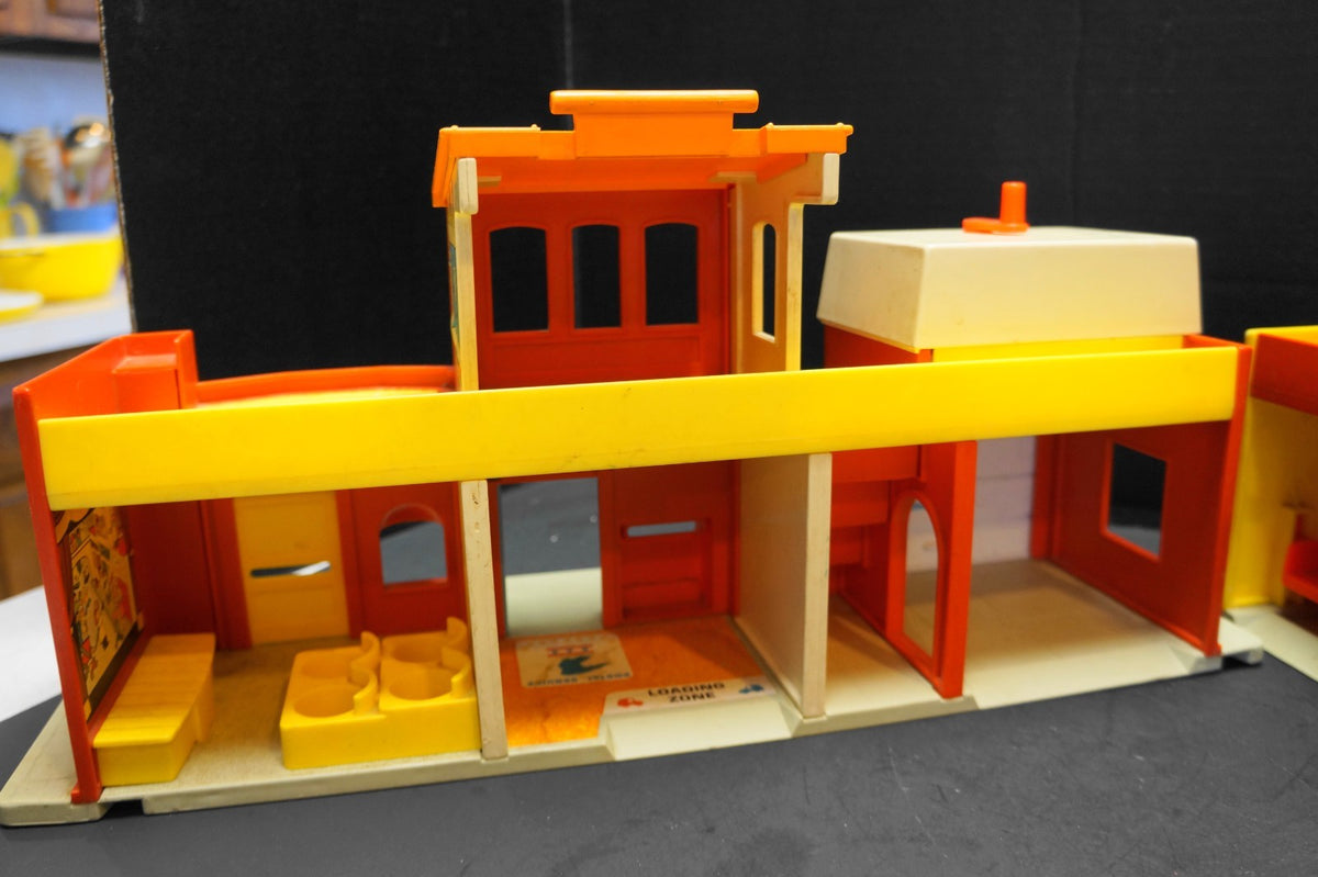 Fisher Price Main Street Village 1973 #997 Buildings Only