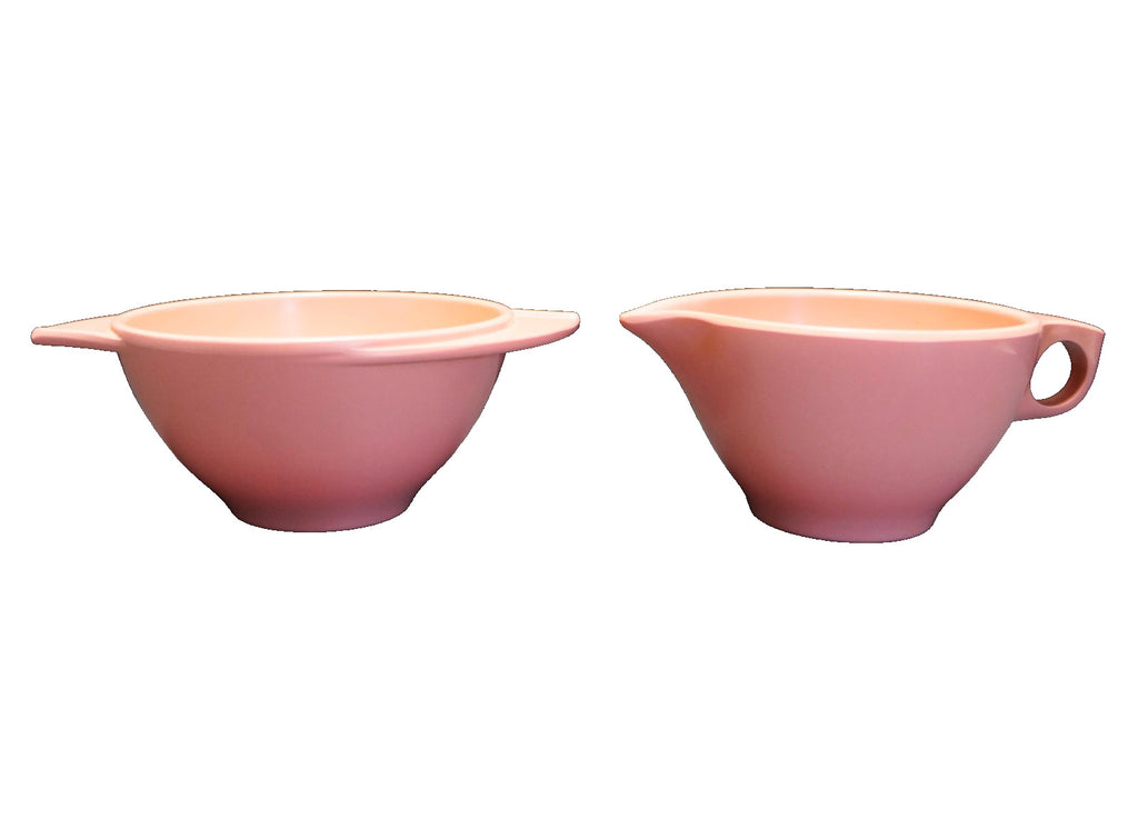 Boonton Pink Wing Cream Sugar Set