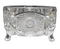 Imperial Glass 587 Hobstar Fern Bowl Three Toed