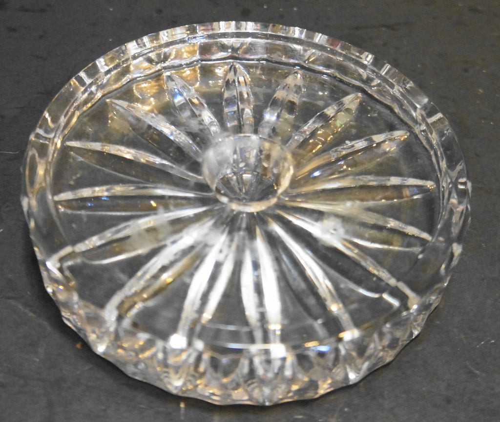 Ceska Tradition Mouth Blown Hand Cut Crystal Hurricane Candle Lamp Poland