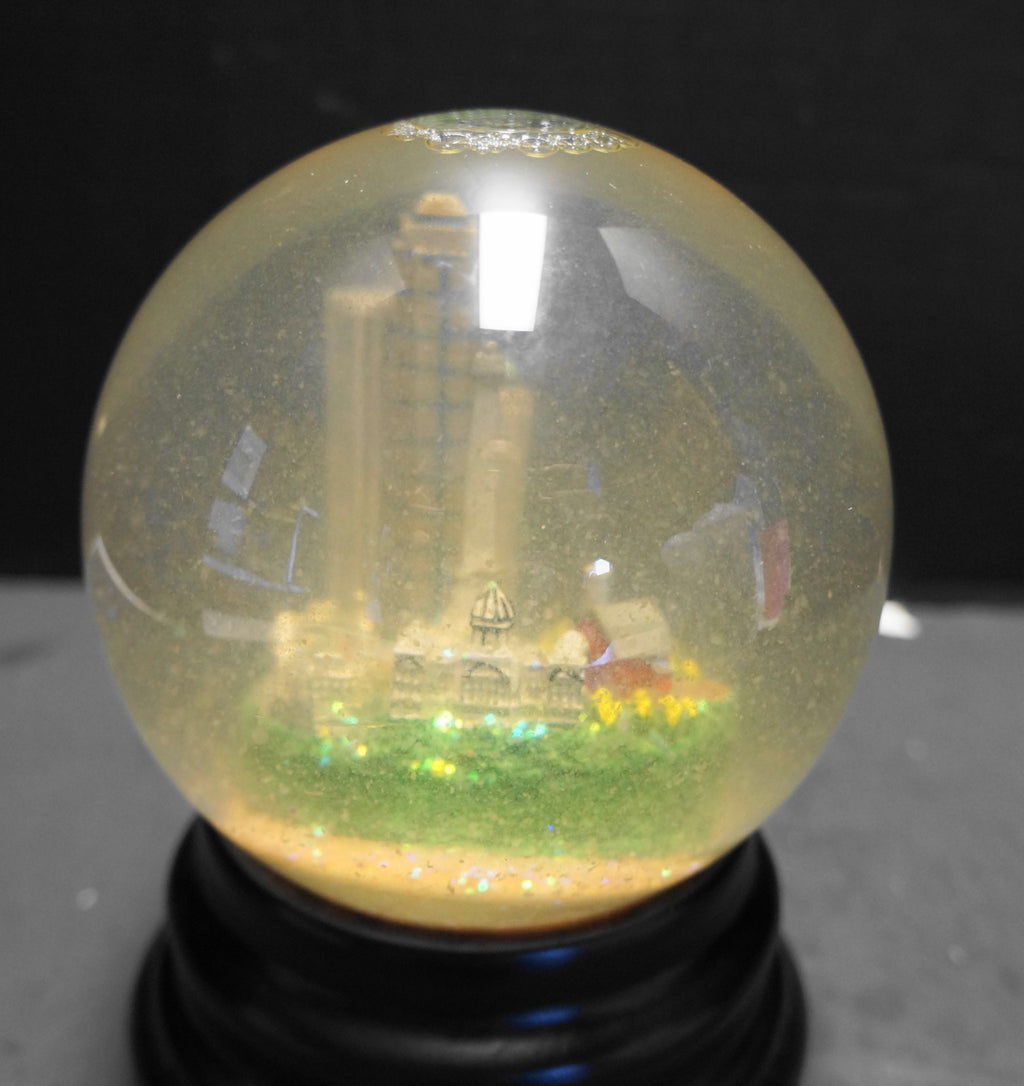 Saks Fifth Avenue Cityscape Snow Globe Indianapolis Music Box