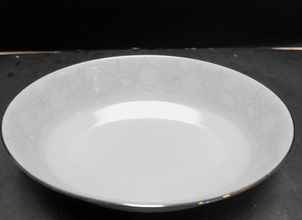 Noritake Ravel Blue White Floral Oval Bowl