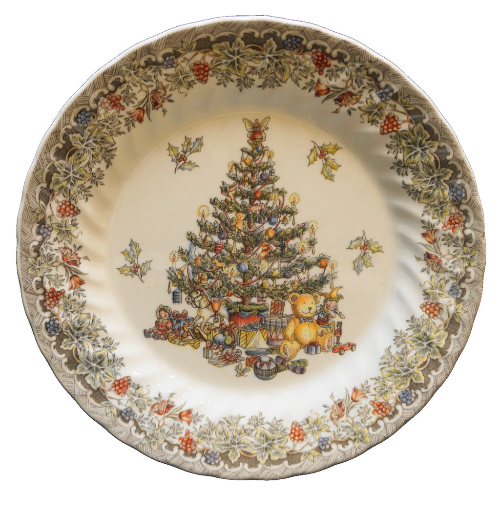Seasons Greetings Queens Dinner Plate Multicolor Made in Colombia