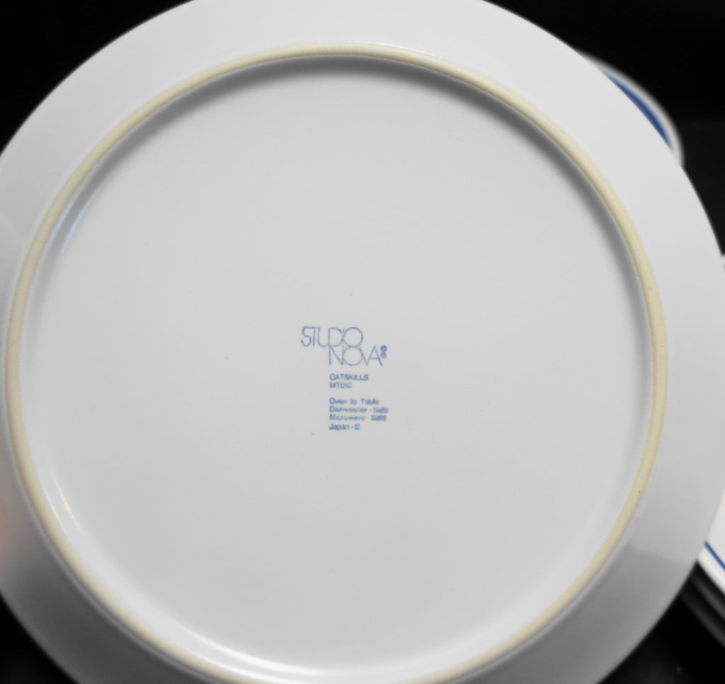 Studio Nova Catskills Salad Plates Soup Bowls Saucers 12 Pieces