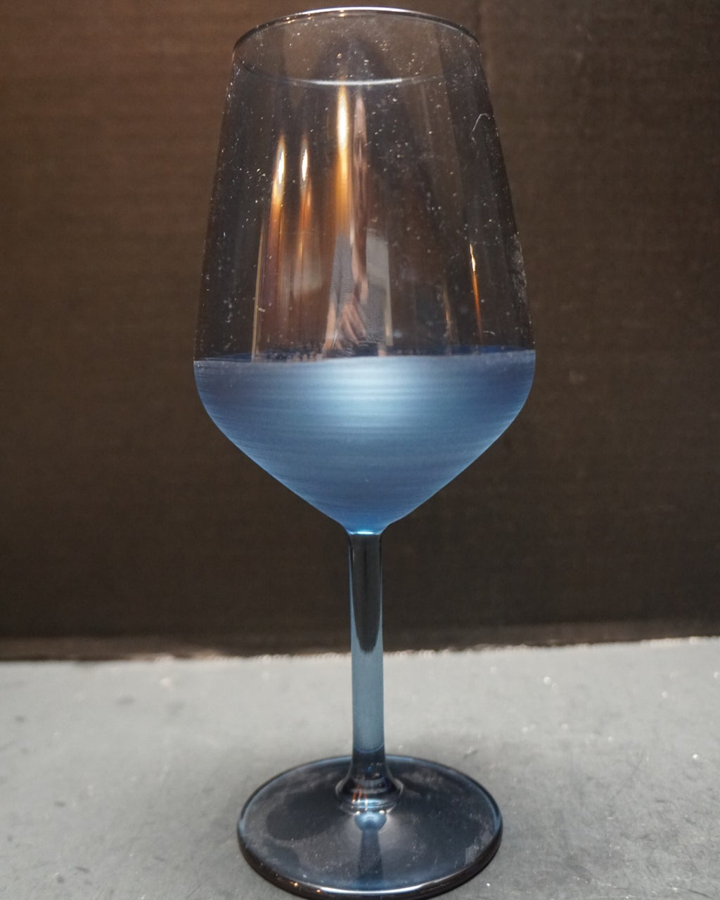 Rakle Luxury Matte Blue Wine Glass Single 16 OZ