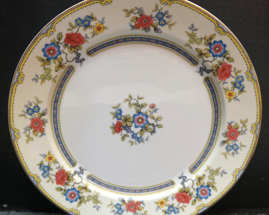 Noritake Mayflower Chop Plate Round Platter 1930s 12 IN