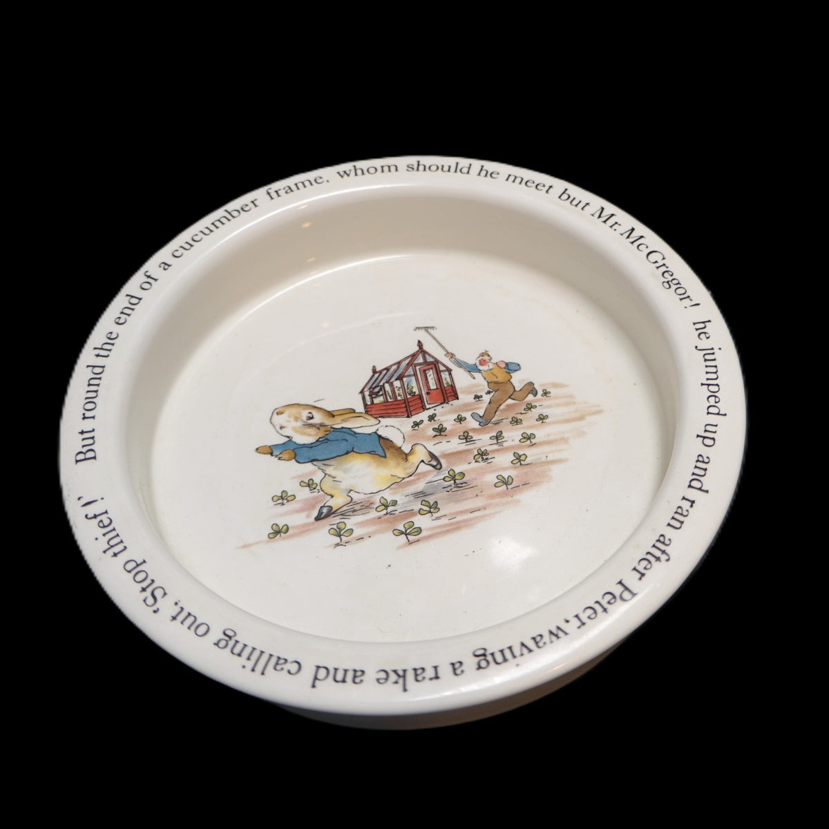Wedgwood Beatrix Potter Peter Rabbit Porringer Bowl 6 5/8 IN