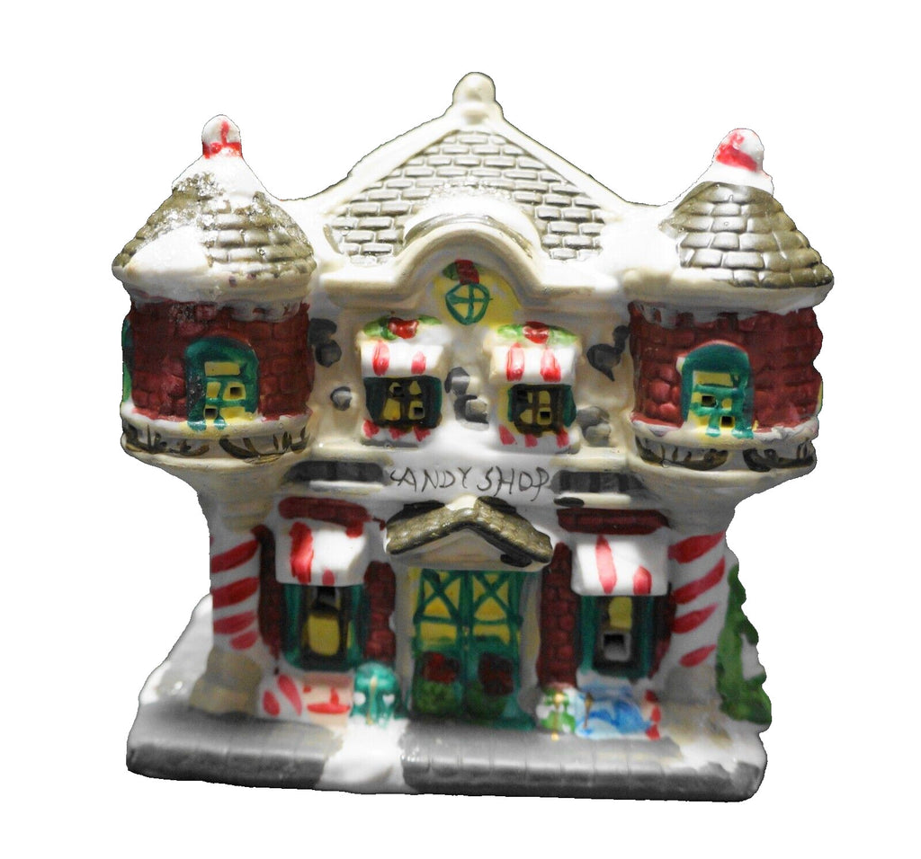 Wellington Square 2004 Christmas Village Victorian Candy Shop Lamp No Light