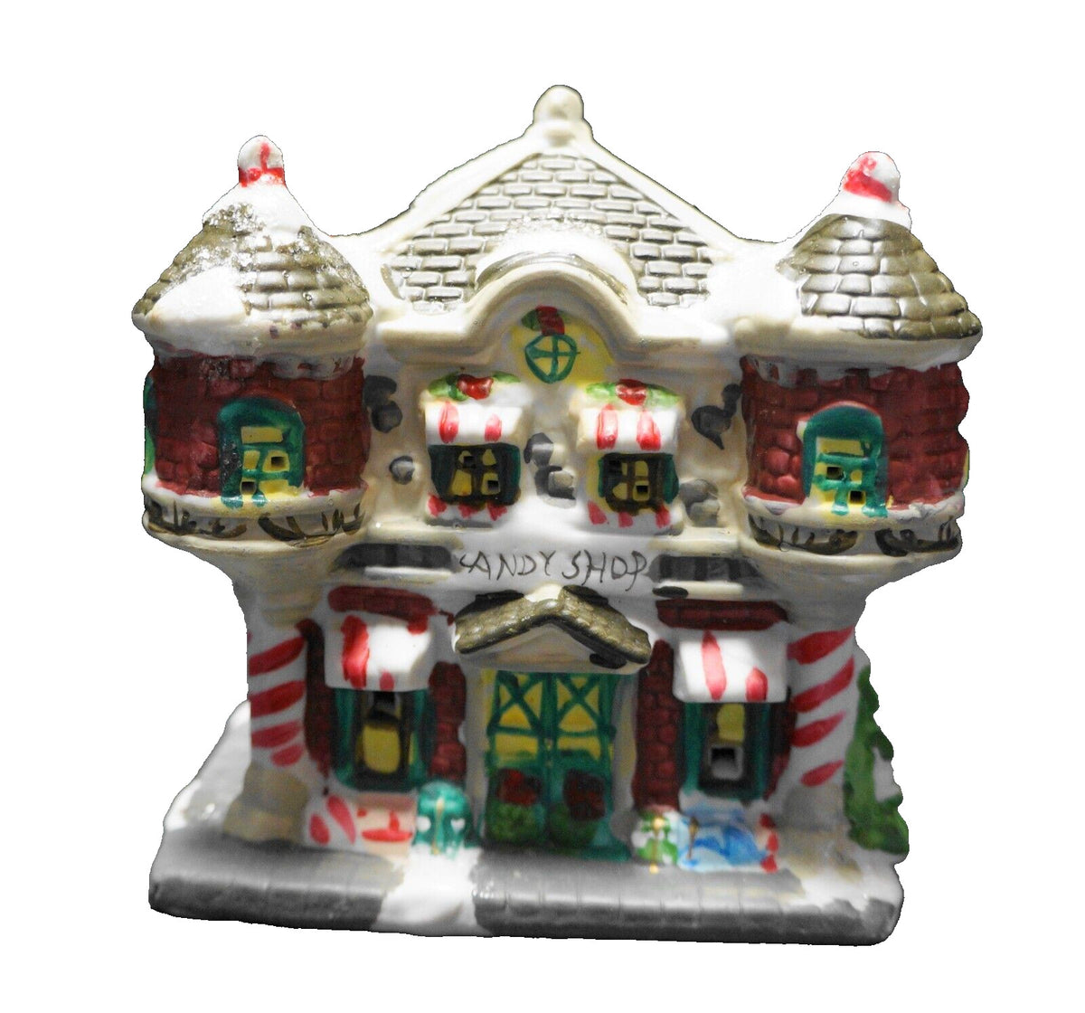 Wellington Square 2004 Christmas Village Victorian Candy Shop Lamp No Light