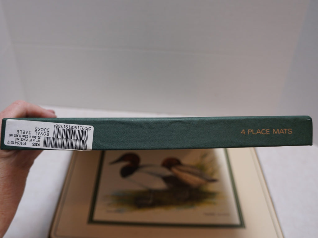 Royal Table Ducks Game Birds Cork Back Laminate Placemats England