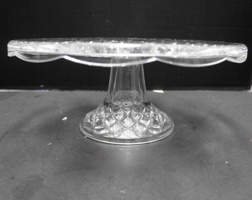 Royal Limited Bohemia Czech Lead Crystal Cake Stand 11 1/2 IN