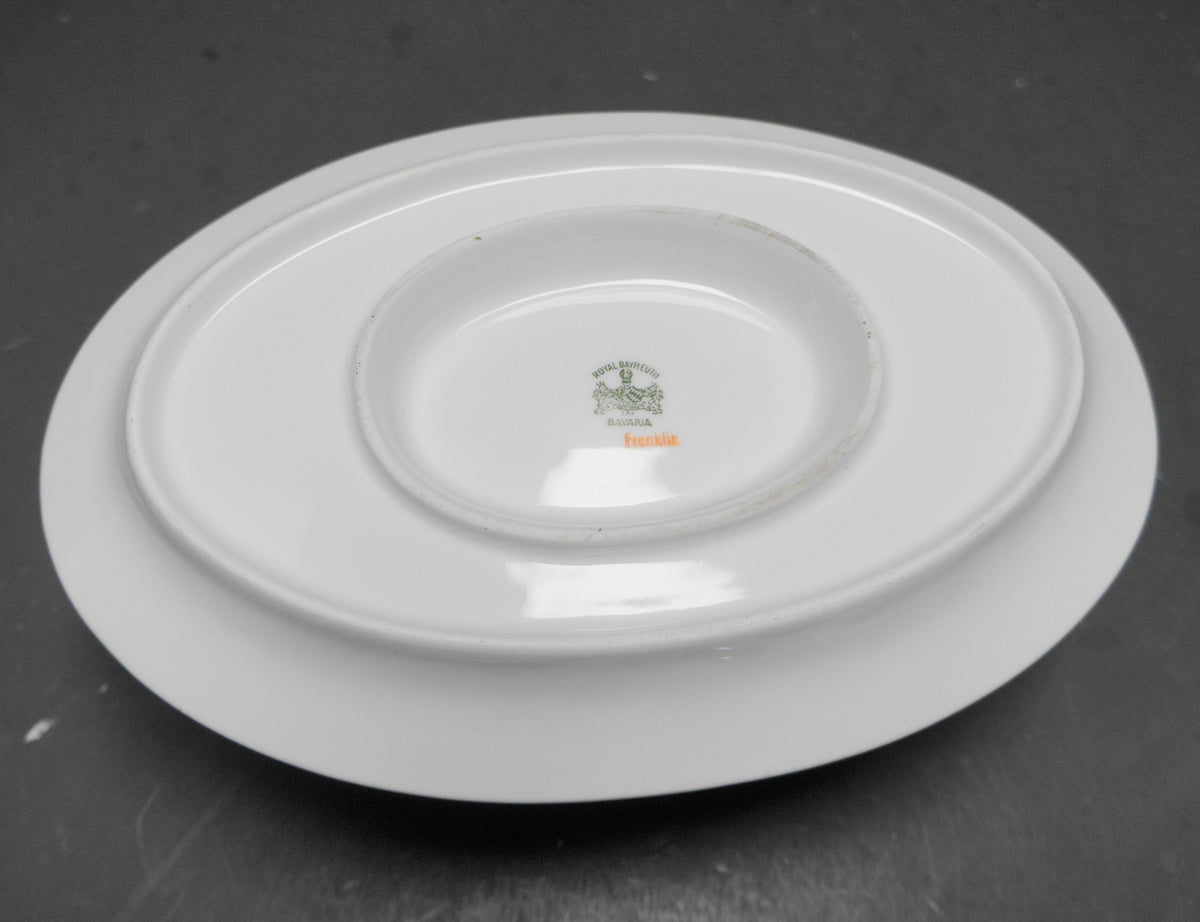 Royal Bayreuth Bavaria Franklin Gravy Boat Floral