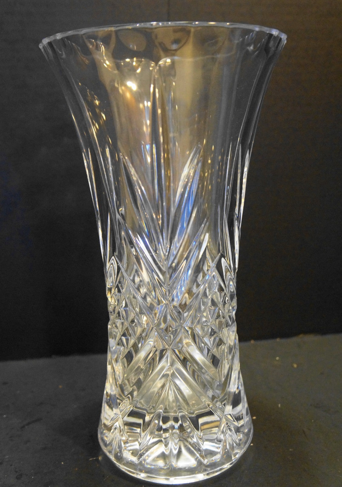 Cristal d'Arques Durand Masquerade 11 IN Huge Flared Vase