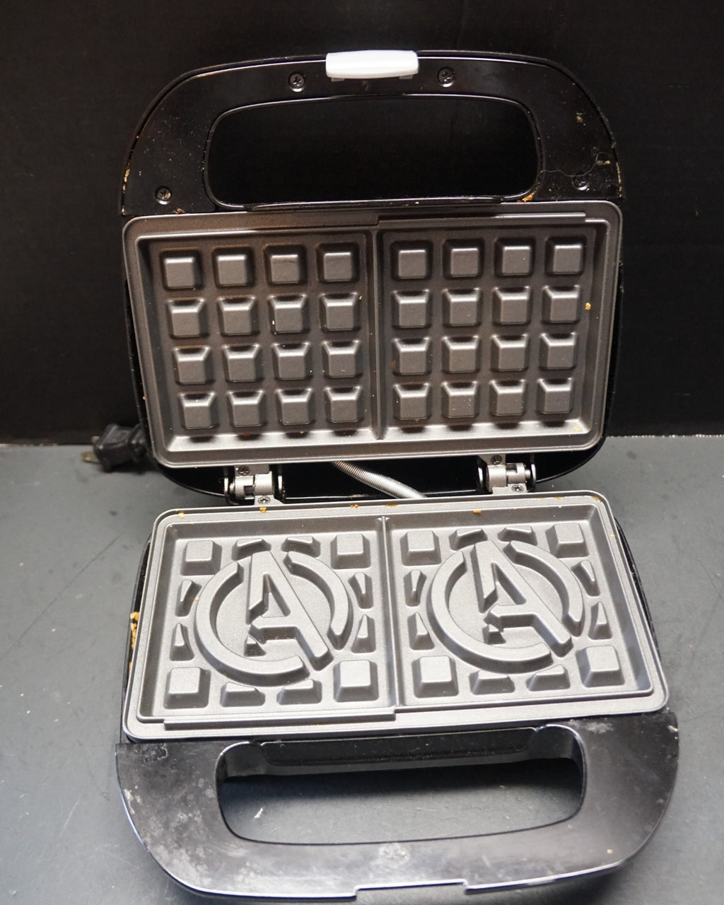 SOLD Marvel Avengers Logo Used Waffle Iron