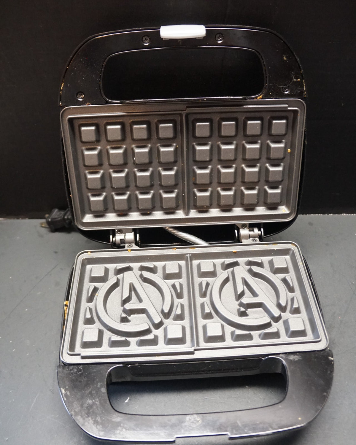 SOLD Marvel Avengers Logo Used Waffle Iron