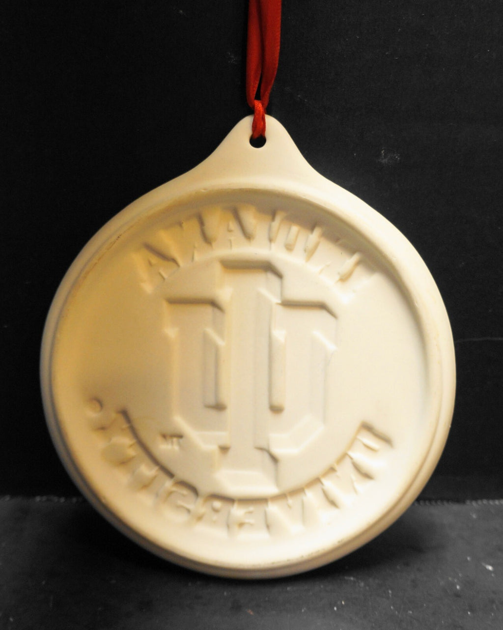 Indiana University IU Pfaltzgraff Cookie Mold Stoneware Rare