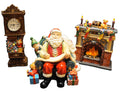 Member's Mark Porcelain Santa Scene In Box