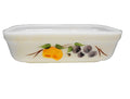 Anchor Hocking Fire King Gay Fad Fruits Hand Painted Medium Refrigerator Dish
