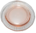 Depression Dodecagon 12 Side Pink Salad Plates Set of 3 7 3/8"